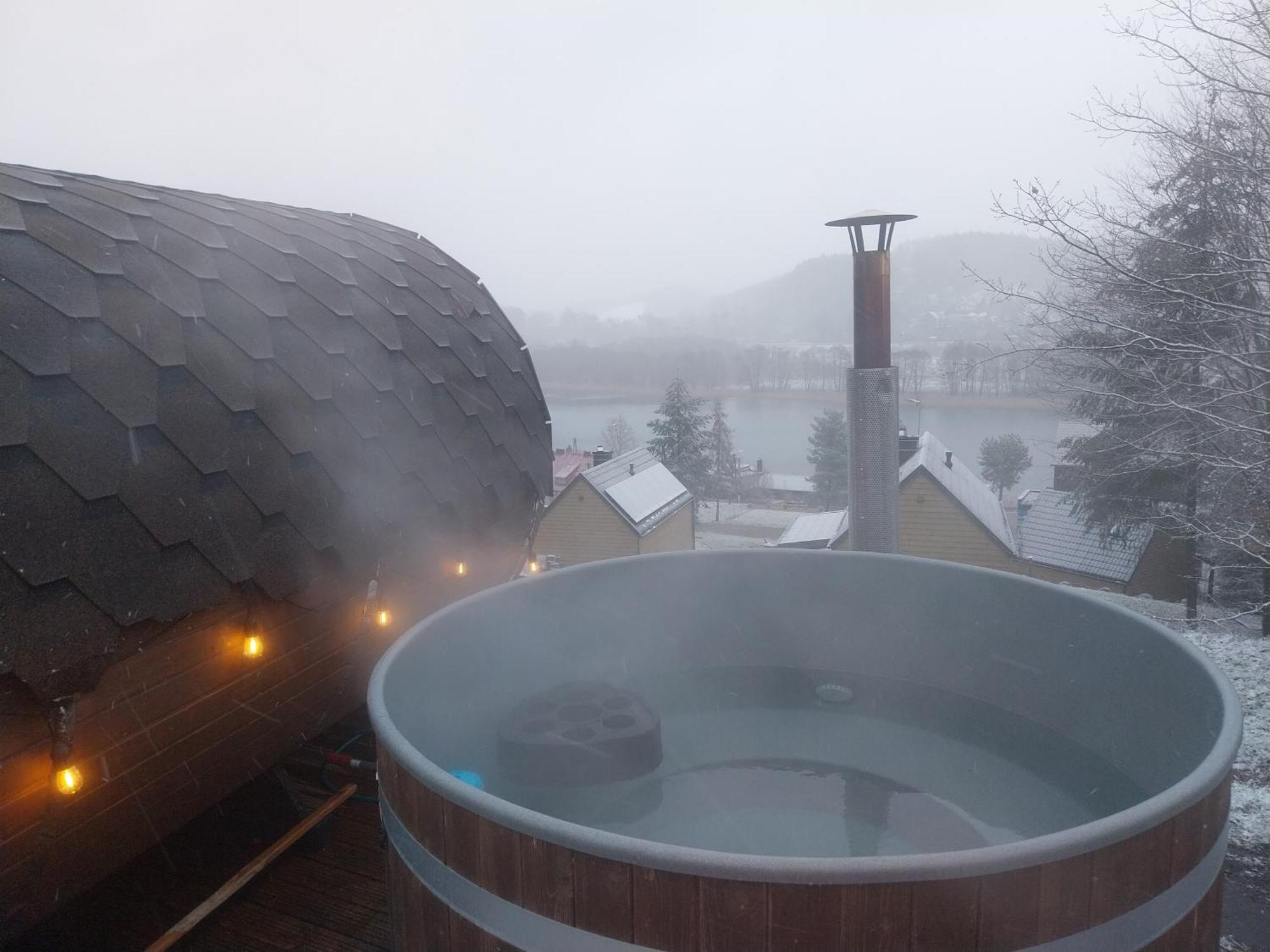 Ostrzycki Las Domki Nad Jeziorem -Balia-Sauna-Prywatny Pomost Pierszczewo Екстер'єр фото