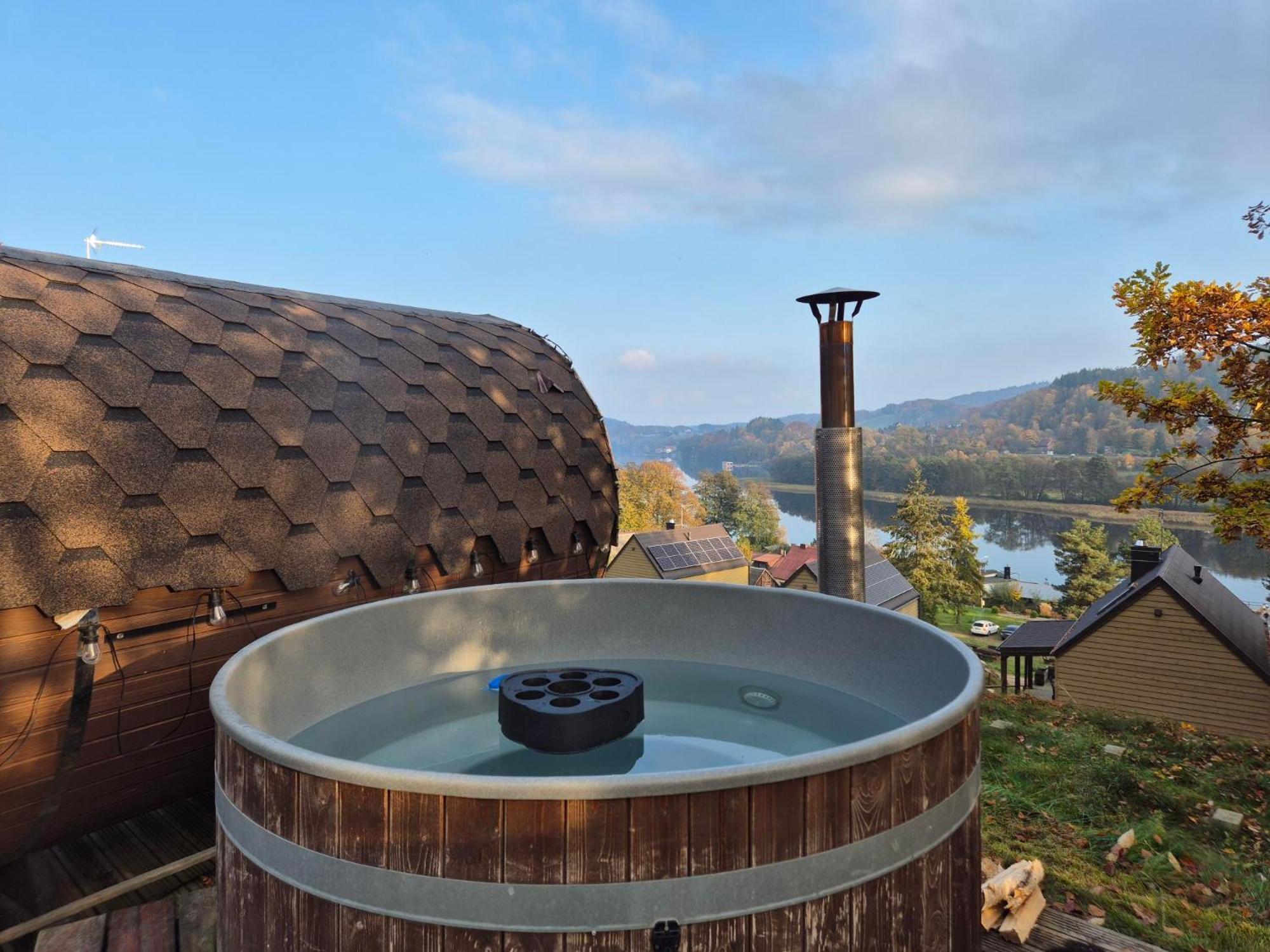 Ostrzycki Las Domki Nad Jeziorem -Balia-Sauna-Prywatny Pomost Pierszczewo Екстер'єр фото