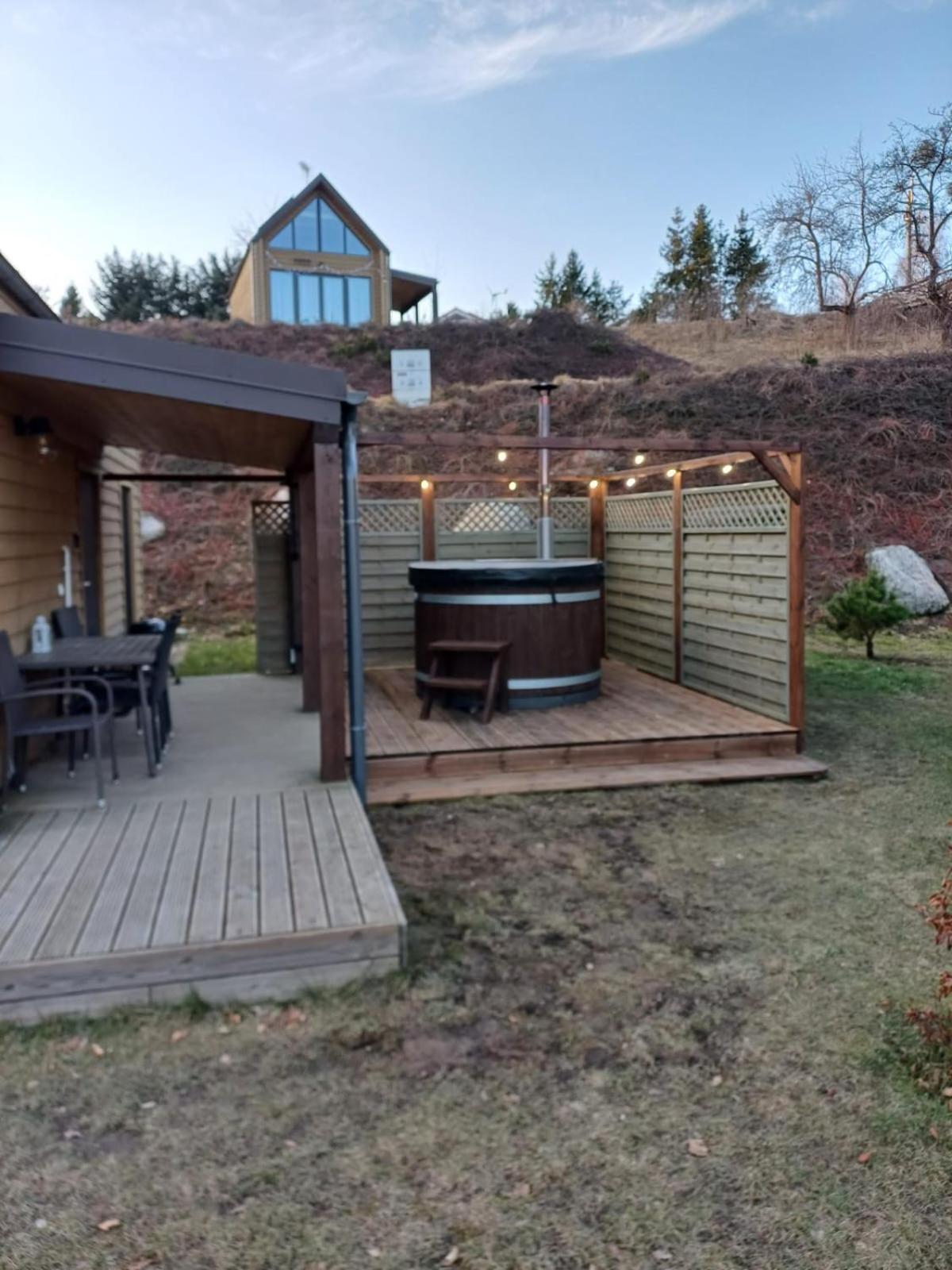 Ostrzycki Las Domki Nad Jeziorem -Balia-Sauna-Prywatny Pomost Pierszczewo Екстер'єр фото